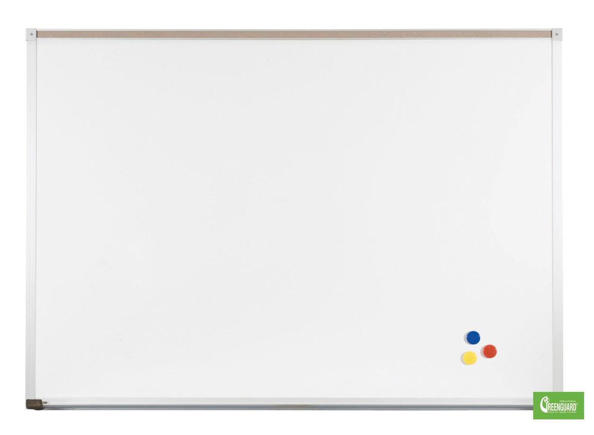 MOORECO MARKERBOARD 4X5 PORCELAIN STEEL ALUM FRAME W/O TRAY