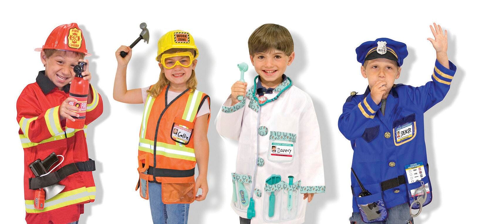 CLOTHING ROLE PLAY SET OF 4