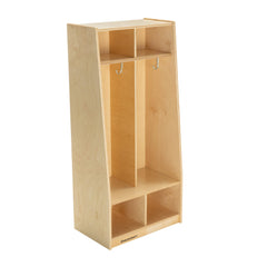 COAT LOCKER 2 UNIT BENCH