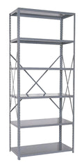 KC BIN - SHELVING INDUSTRIAL CLIP 5 SHELF STARTER 36 X 12 X 85 IN - GRAY