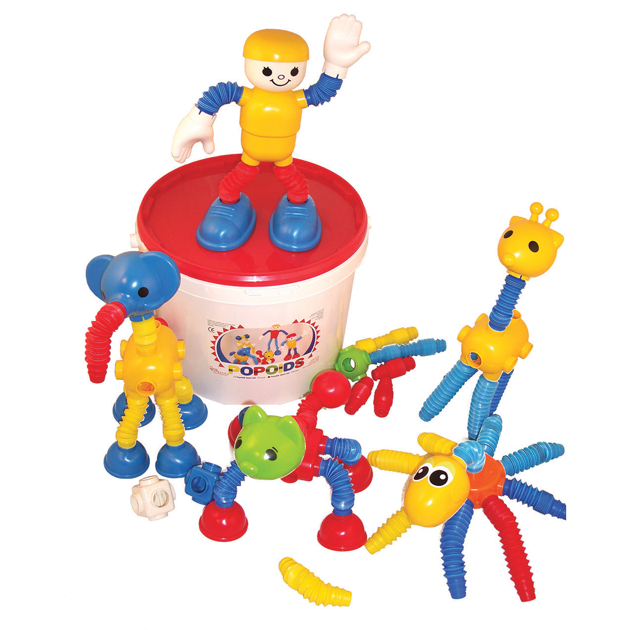 Popoids- Large Animal Set & Man