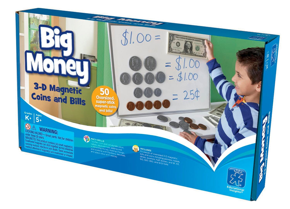 MONEY BIG MAGNETIC COINS