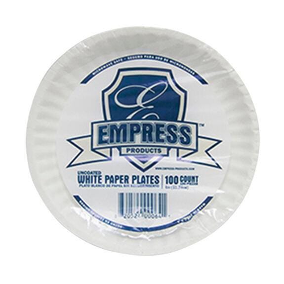 PAPER PLATE RECYCLED 9IN WHITE - PACK OF 1200