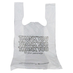 BAGS THANK YOU 11.5X6.5X21 WHITE BNZ75001311 PACK OF 1000