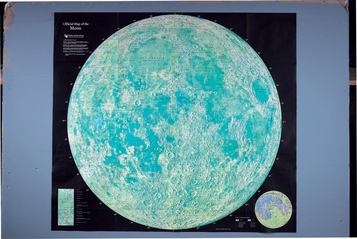 MAP OFFICIAL MAP OF MOON