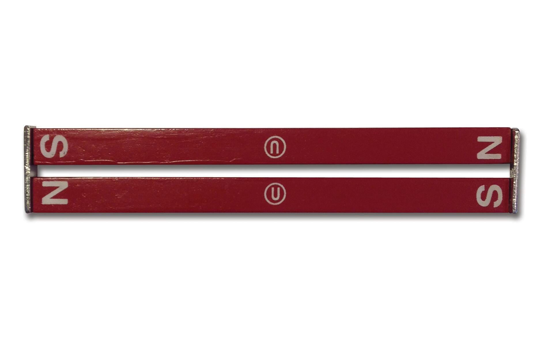 MAGNET ALNICO BAR RED 6IN PAIR