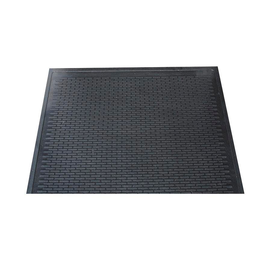 SCRAPER OUTDOOR MAT RUBBER TRAPS DIRT/GRIME 4X6 BLACK