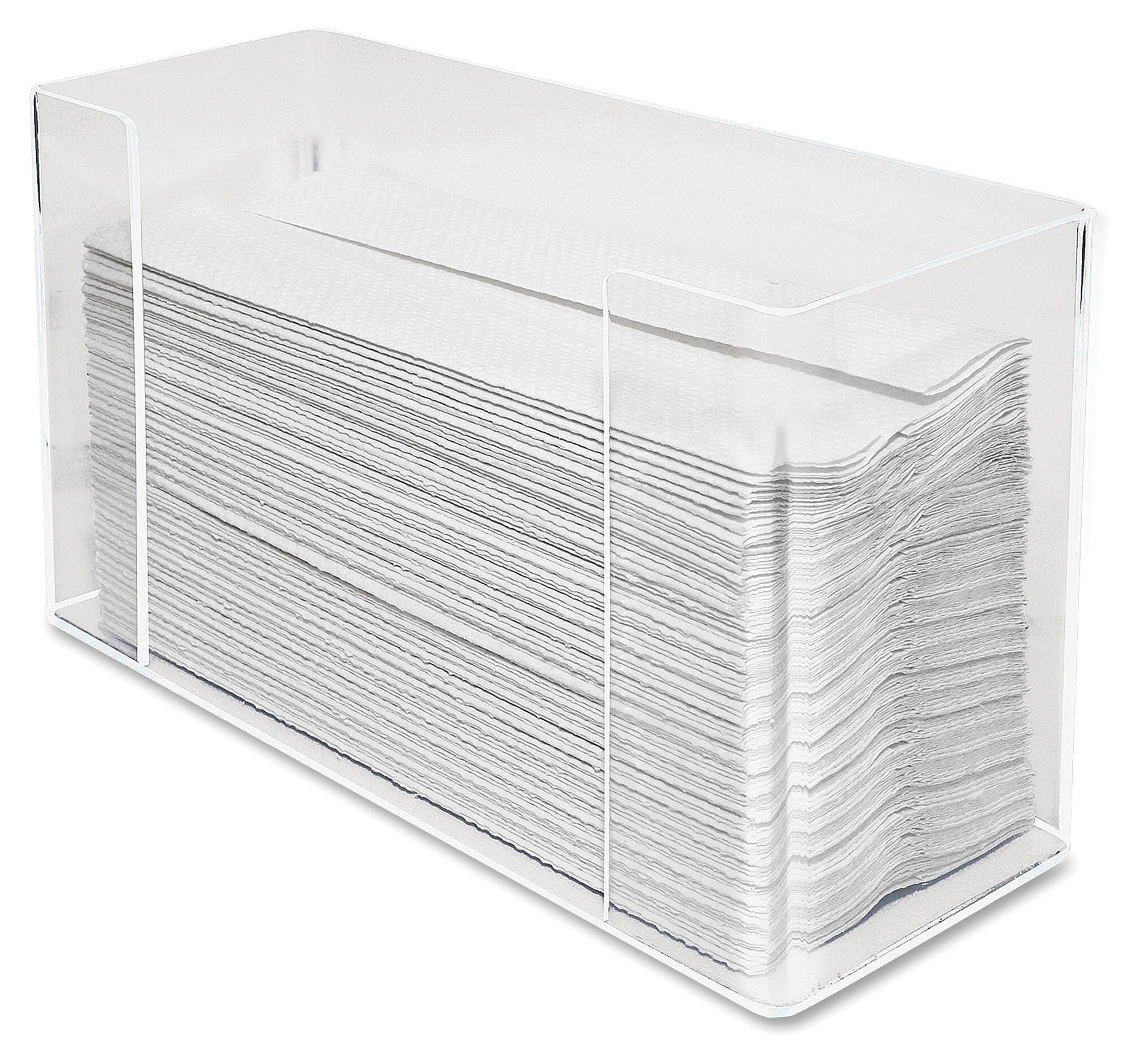 C FOLD/MULTI FOLD TOWEL DISPENSER 11 1/2 4 1/8X6 3/4CLEAR