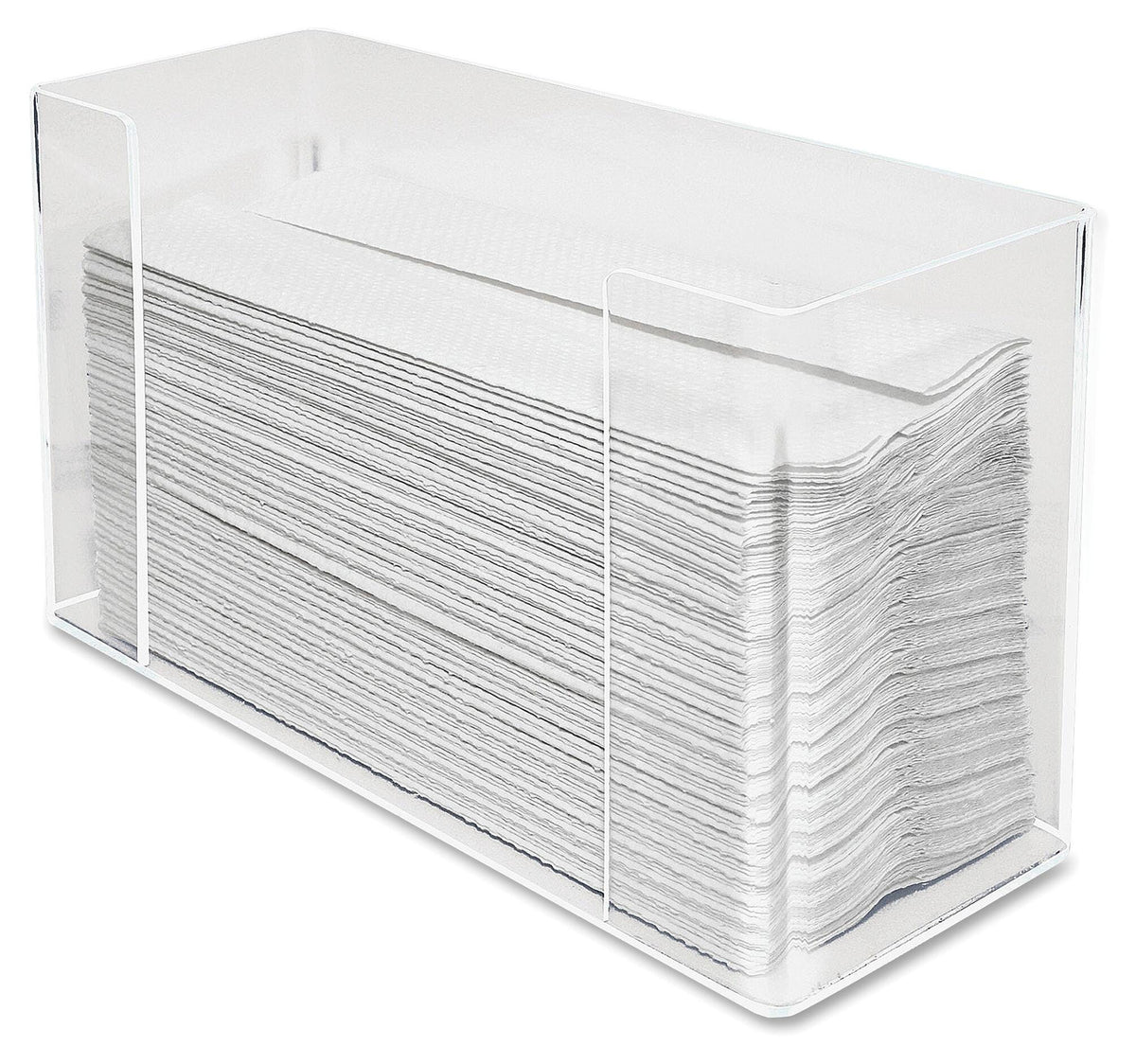 C FOLD/MULTI FOLD TOWEL DISPENSER 11 1/2 4 1/8X6 3/4CLEAR