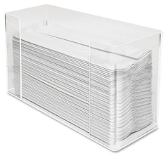 C FOLD/MULTI FOLD TOWEL DISPENSER 11 1/2 4 1/8X6 3/4CLEAR