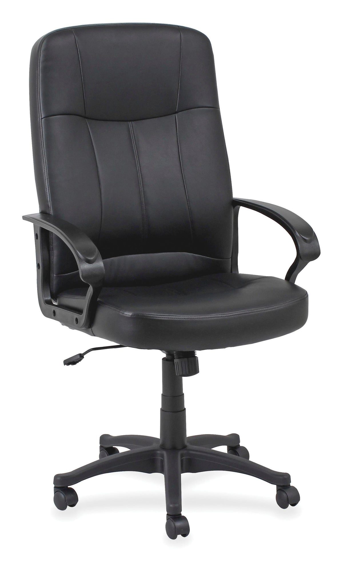 CHAIR EXECUTIVE HIGH-BACK LEATHER BLACK LLR60120
