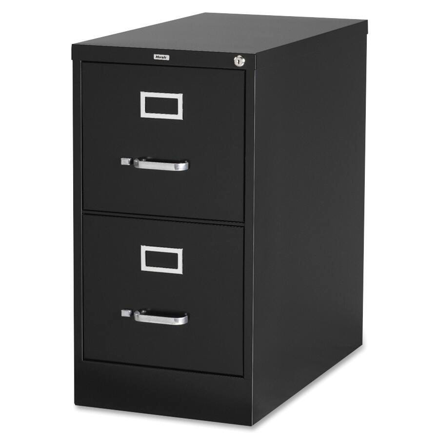 2-DRAWER VERTICAL FILE W/ LOCK 15 INX26 1/2 INX28 3/8 IN BLACK