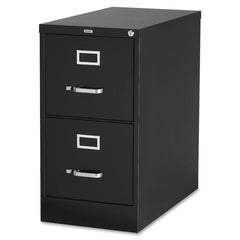 2-DRAWER VERTICAL FILE W/ LOCK 15 INX26 1/2 INX28 3/8 IN BLACK
