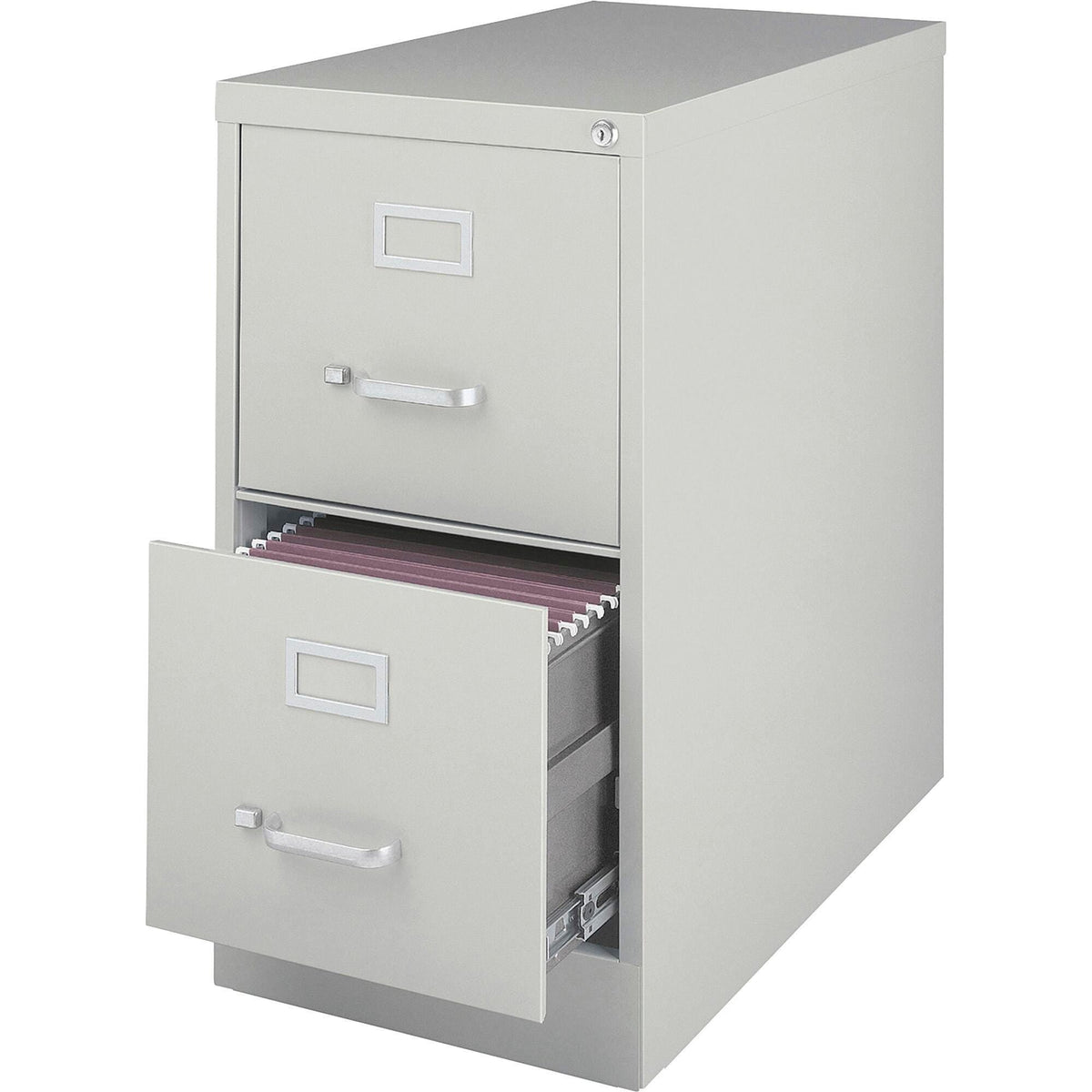 FILE LETTER VERTICAL W/LOCK 2-DRAWER LIGHT GRAY LLR60195