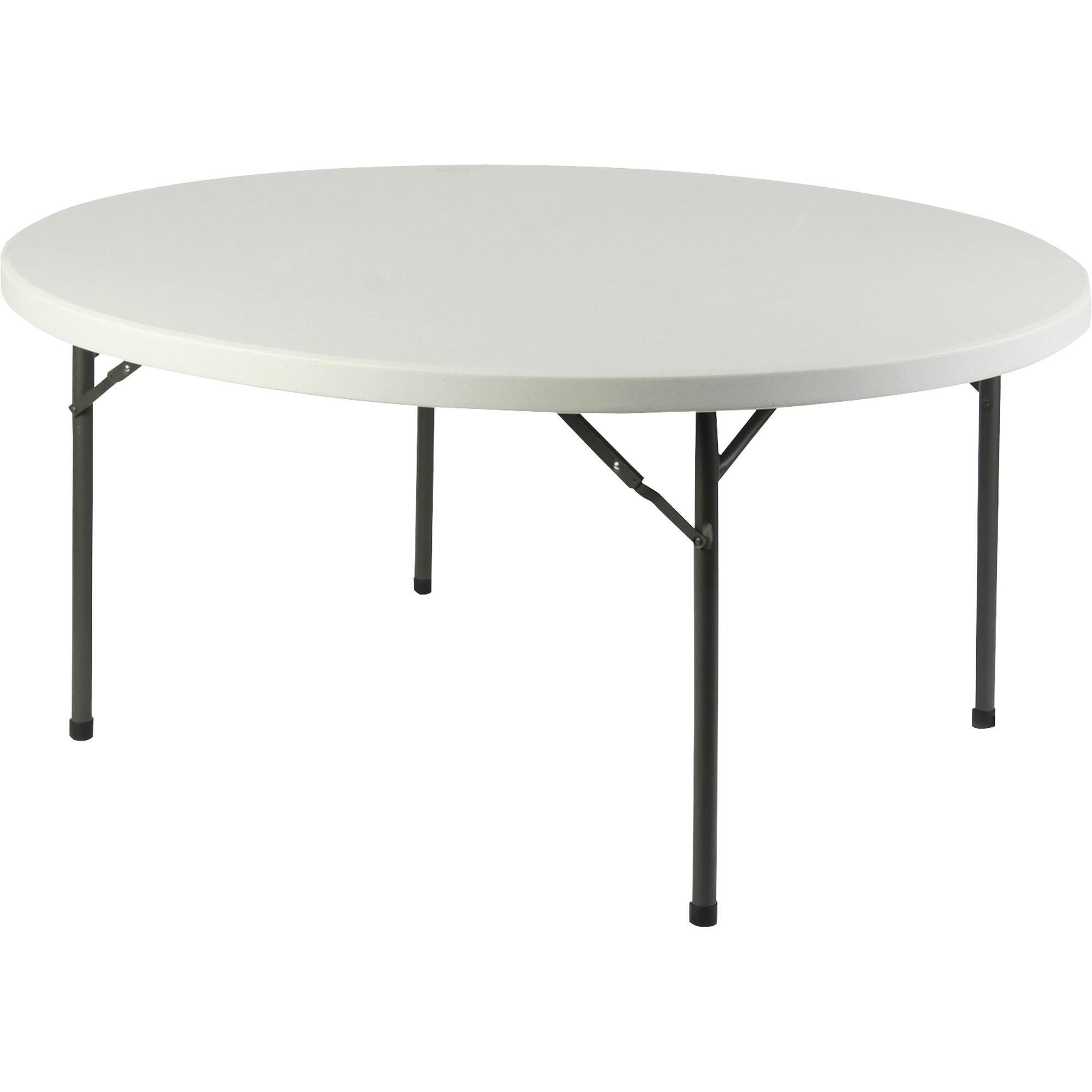 TABLE BANQUET ROUND PLATINUM GRAY LLR60327