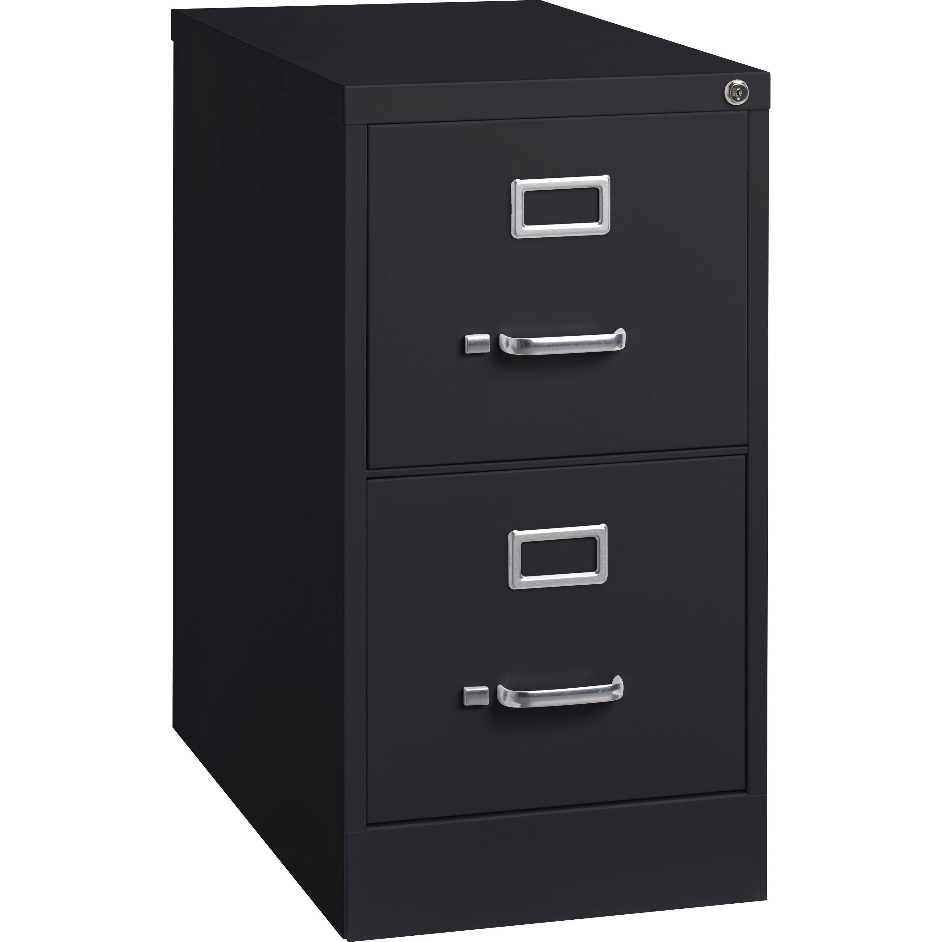 FILE VERTICAL LETTER 2-DRAWER BLACK LLR60653