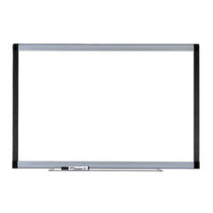 BOARD DRY-ERASE 6X4 MAGNETIC SILVER/EBONY LLR69653