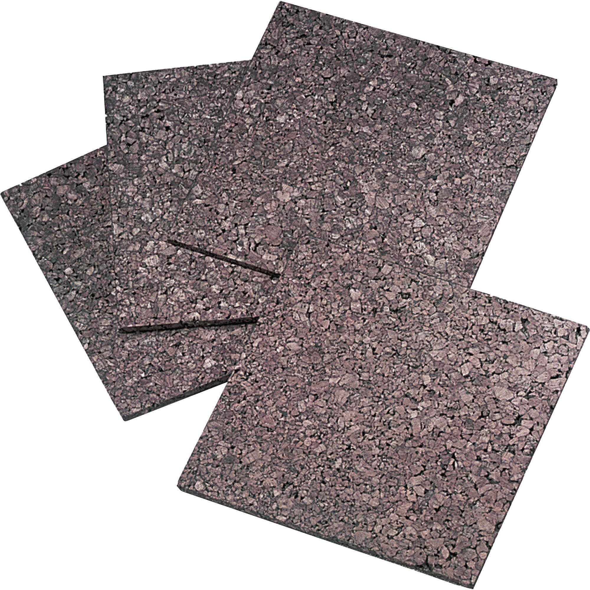 CORK PANELS SELF STICK 12X12IN DARK NATURAL - QRT101Q - PACK OF 4