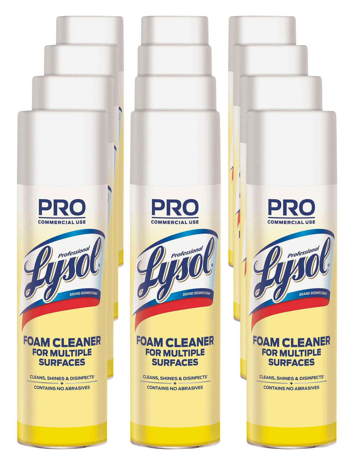 DISINFECTANT FOAM CLEANER DEODORIZES 24 OZ 12/CT