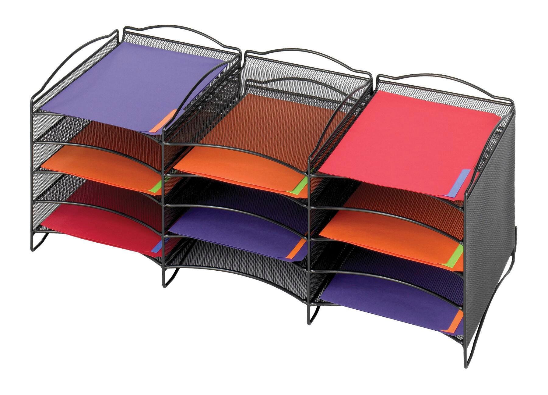 ORGANIZER DESKTOP MESH 12 POCKET BLACK 9430BL