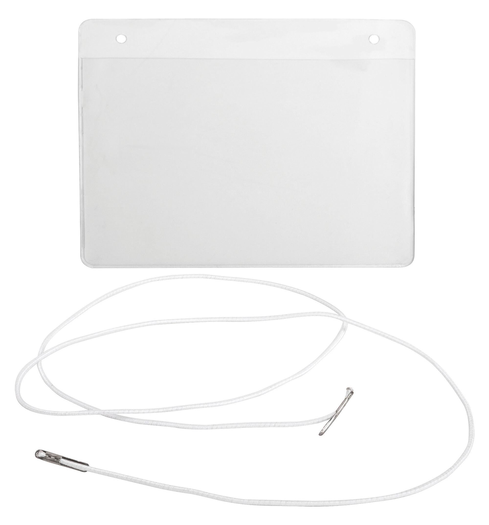 BADGE NECK STYLE 4X3 INSERT WHITE SPR01615 PACK OF 50