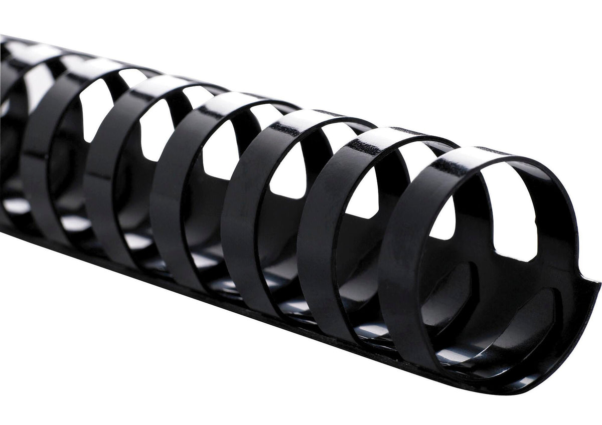 SPINES BINDING 5/16 IN BLACK PK OF 100 SPR18004