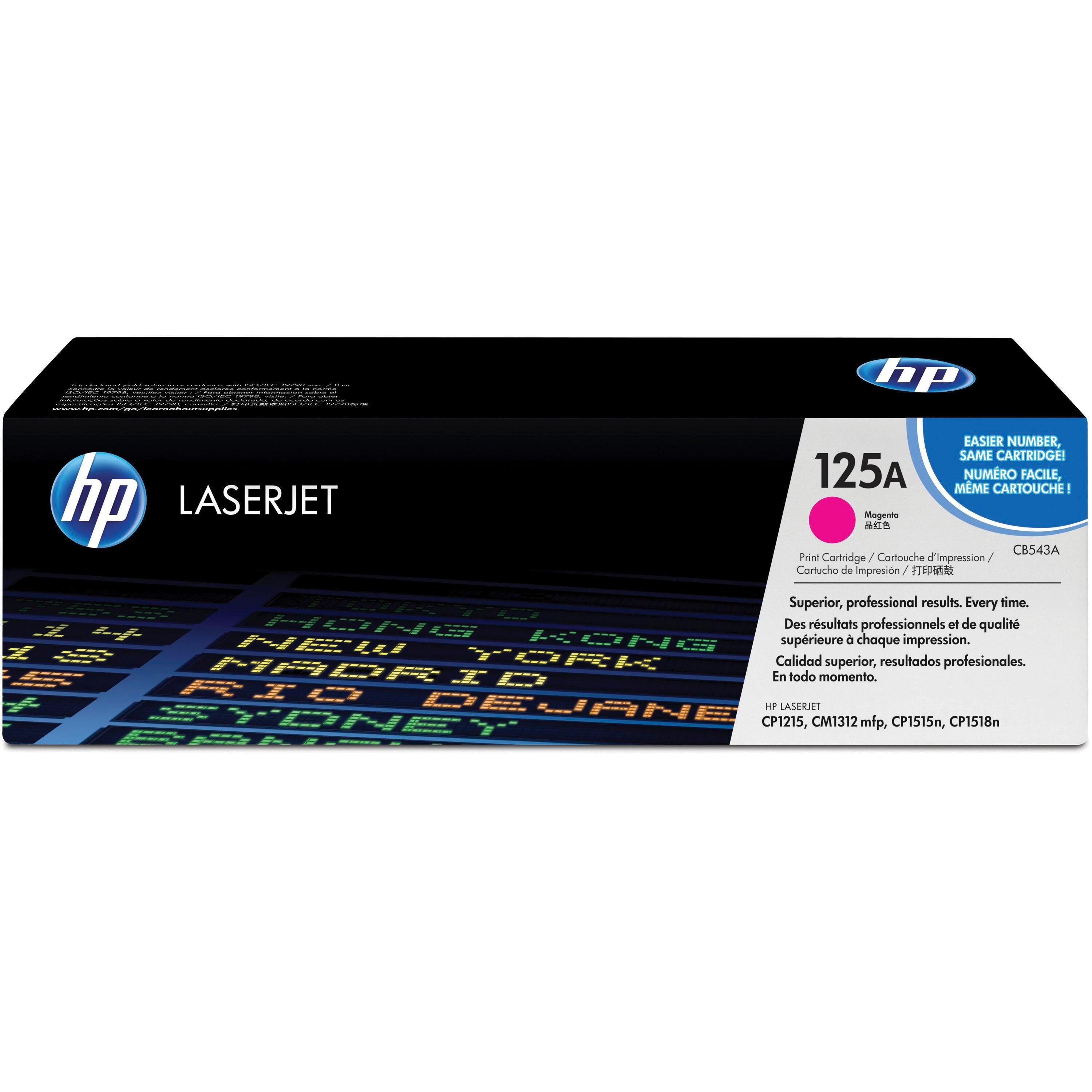 CARTRIDGE INK TONER HP HEWCB543A MAGENTA