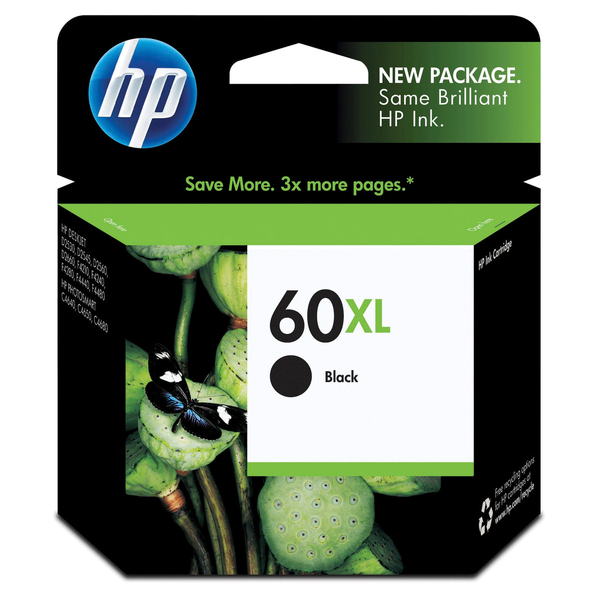 CARTRIDGE INK TONER HP HEWCC641WN BLACK