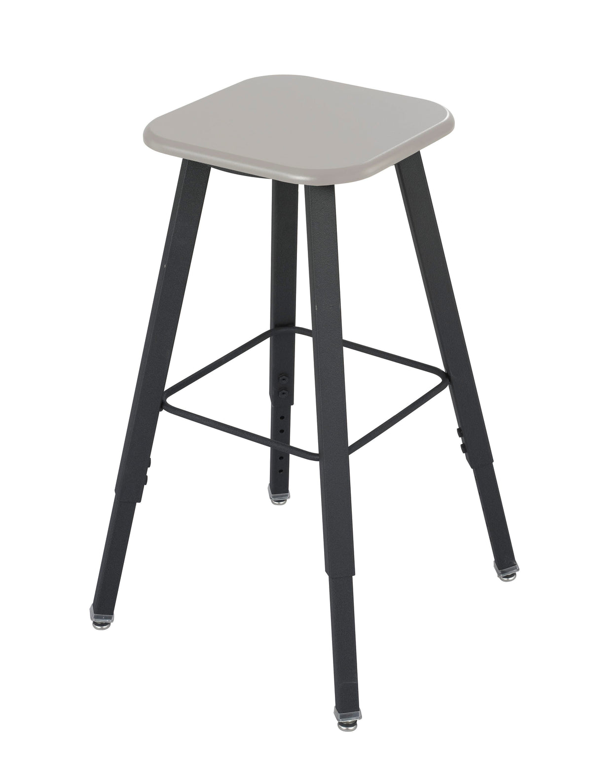 STOOL - SAFCO - ALPHABETTER 21-1/2 - 35 IN ADJ H - BLACK FRAME COLOR - SPECIFY SEAT COLOR