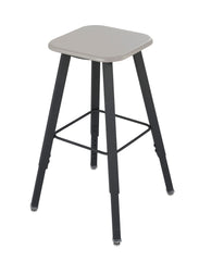 STOOL - SAFCO - ALPHABETTER 21-1/2 - 35 IN ADJ H - BLACK FRAME COLOR - SPECIFY SEAT COLOR