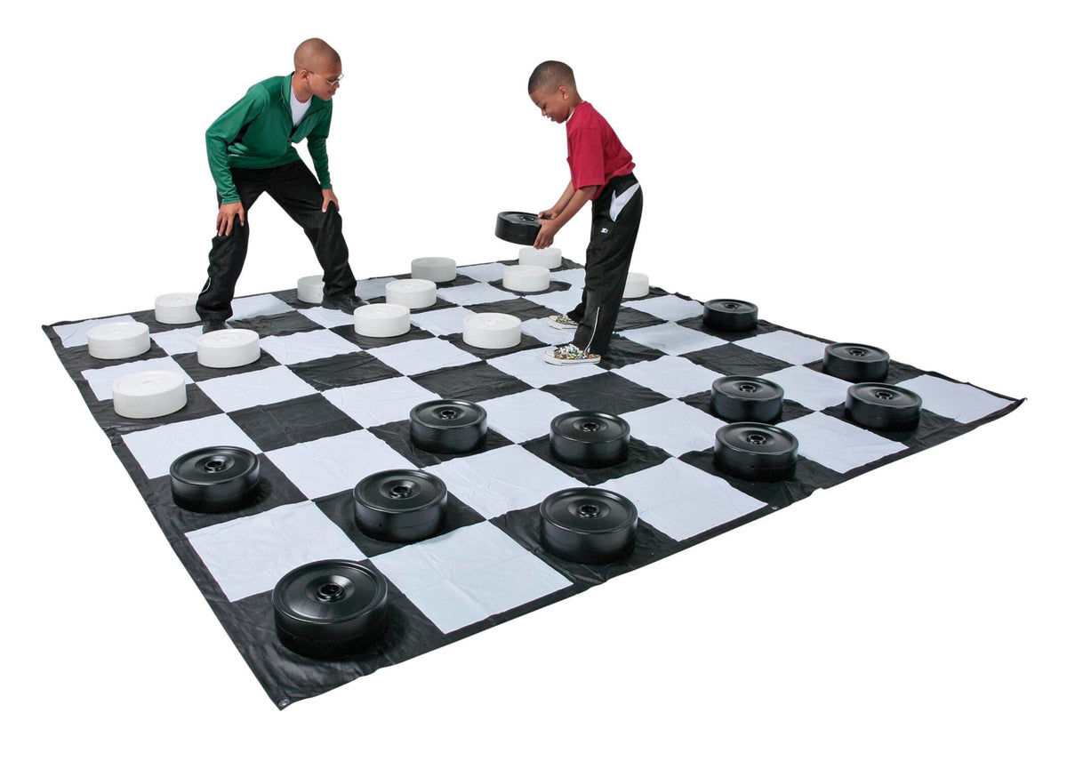 GAME MAT GIANT CHESS/CHECKERS