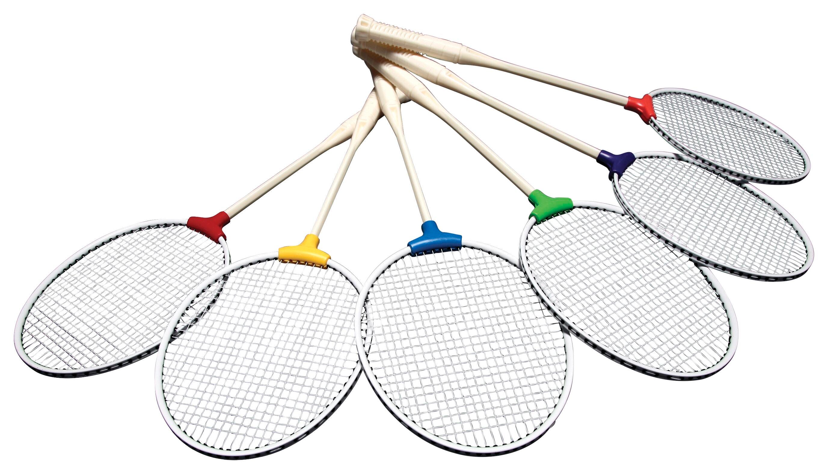 RACQUET BADMINTON UNBREAKABLE SET OF 6