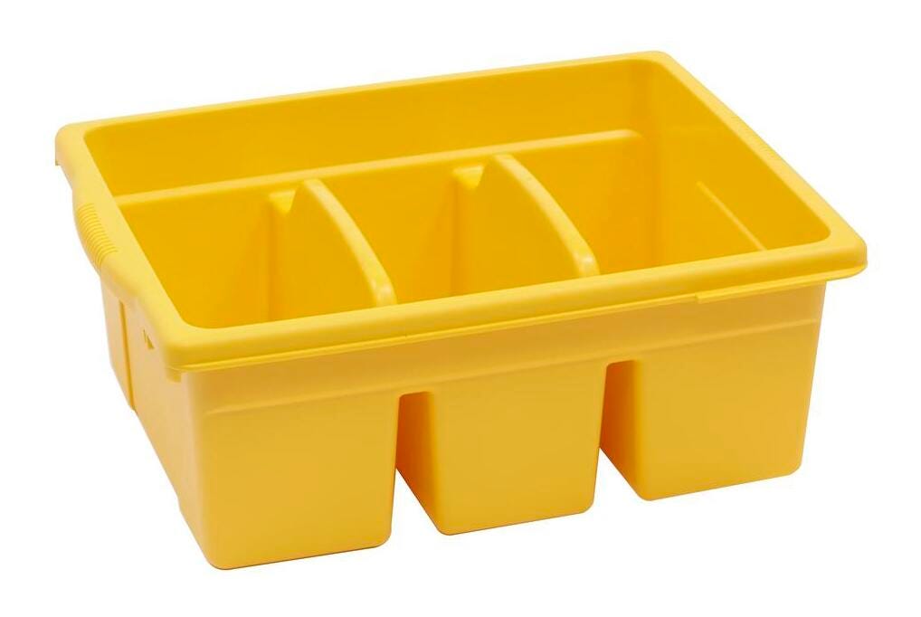 TOTE ROYAL DIVIDED TUB YELLOW