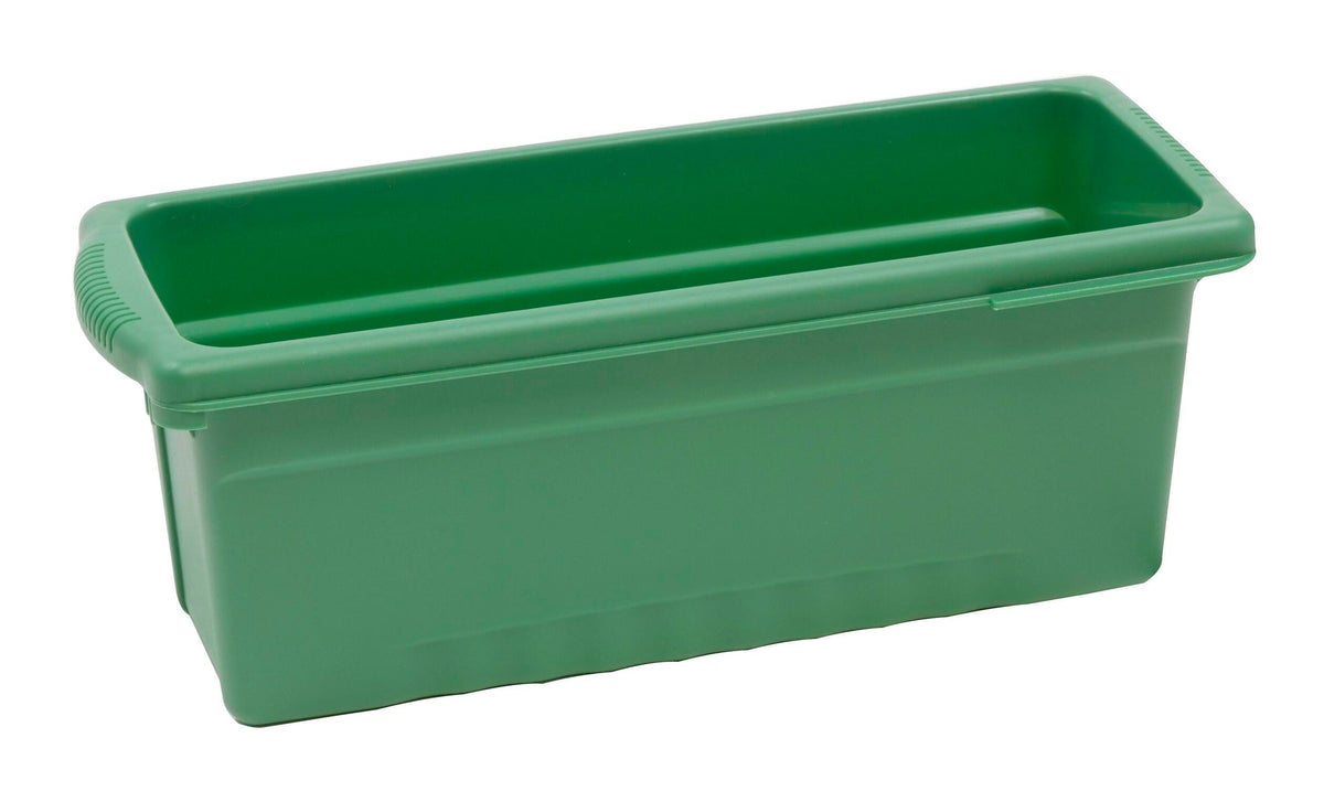 TOTE 6-1/2 W X 15-3/4 D X 6 H IN SMALL TUB - GREEN
