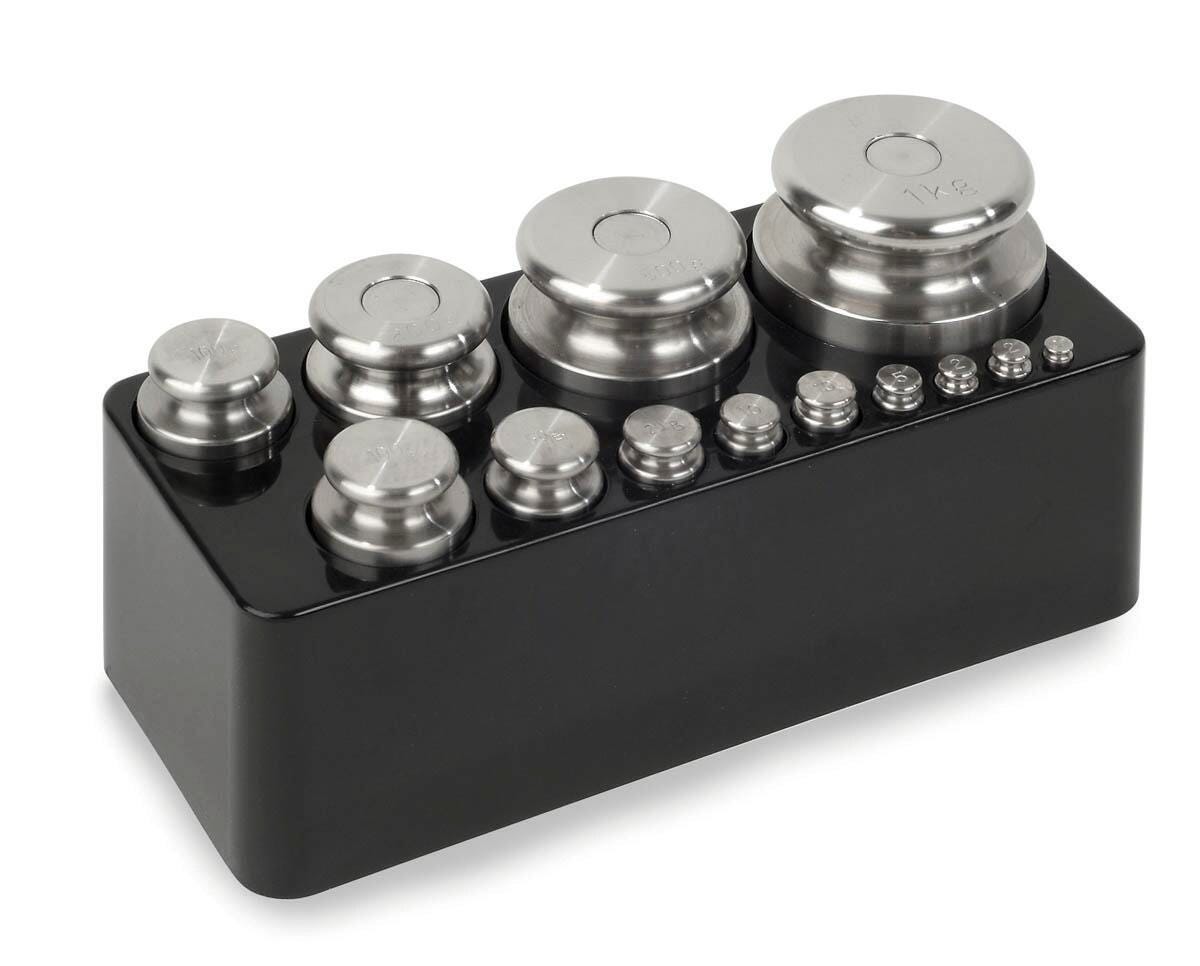 WEIGHT ST STAINLESS 1G-1000G W/BOX ST/13