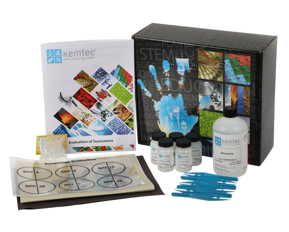 KIT EVALUATING EFFECTIVENESS OF SUNSCREENS