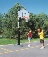 BASKETBALL OUTDOOR - BISON ADJUSTABLE/PORTABLE QWIKCHANGE PLAYGROUND BASKETBALL SYSTEM