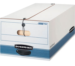 BANKERS BOX LIBERTY LEGAL 15X24X10 WHITE/BLUE PK OF 4