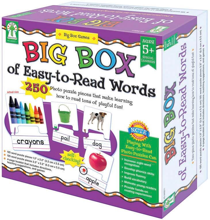 BIG BOX OF EASYTOREAD WORDS GAME