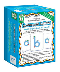 LOWERCASE LETTERS TEXTURED TOUCH AND TRACE CARDS
