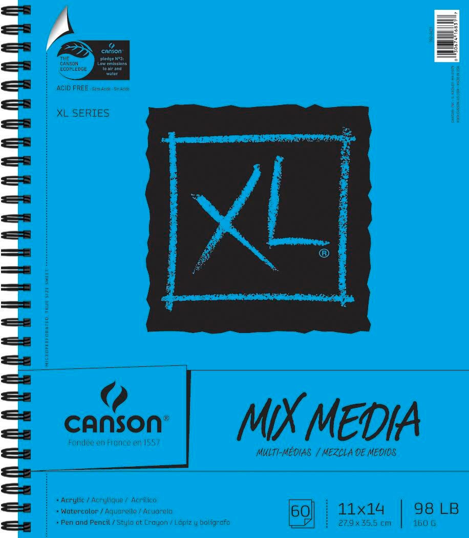 PAPER MIXED MEDIA PAD 11X14 IN 98 LB 60 SHTS