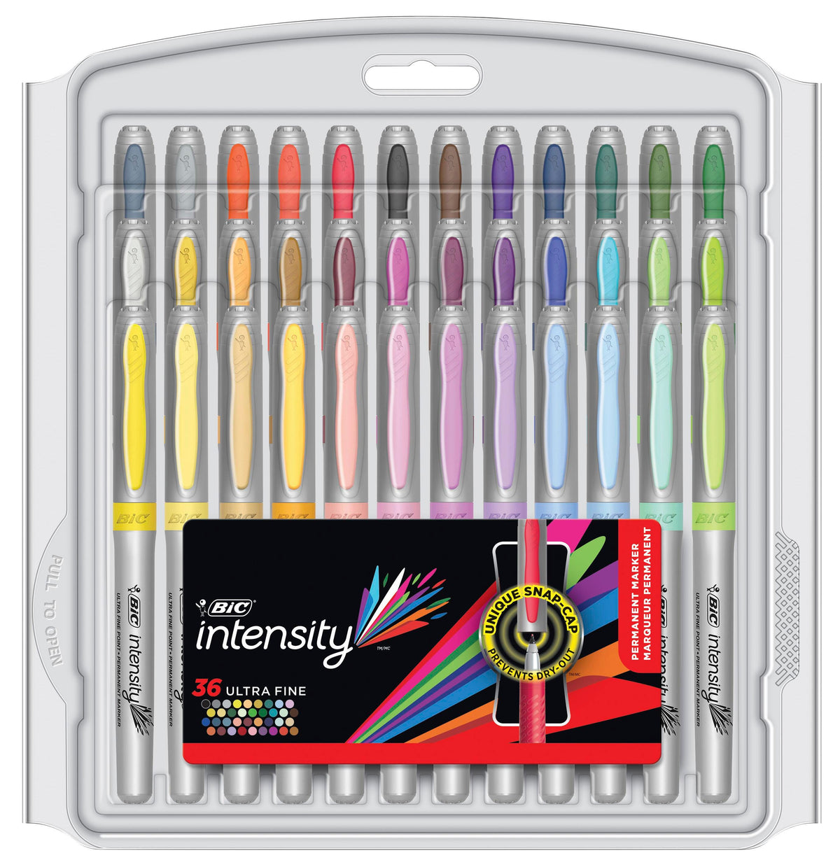 MARKER PERMANENT INTENSITY ULTRA FINE ASST FASHION PACK OF 36