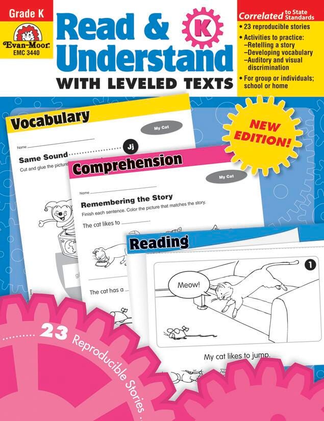 WORKBOOK - READ AND UNDRSTND STORIES AND ACTVTS GR K