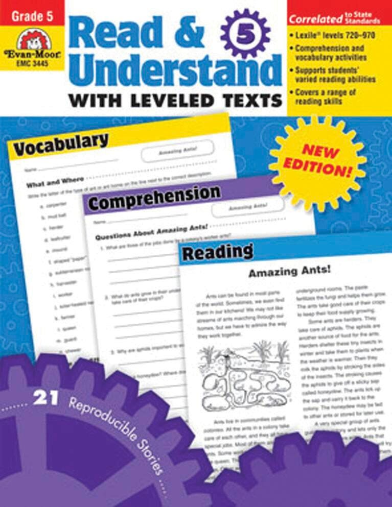 WORKBOOK - READ AND UNDRSTND STORIES AND ACTVTS GR 5
