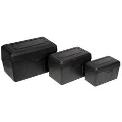 INDEX CARD HOLDER 3X5 IN BLACK