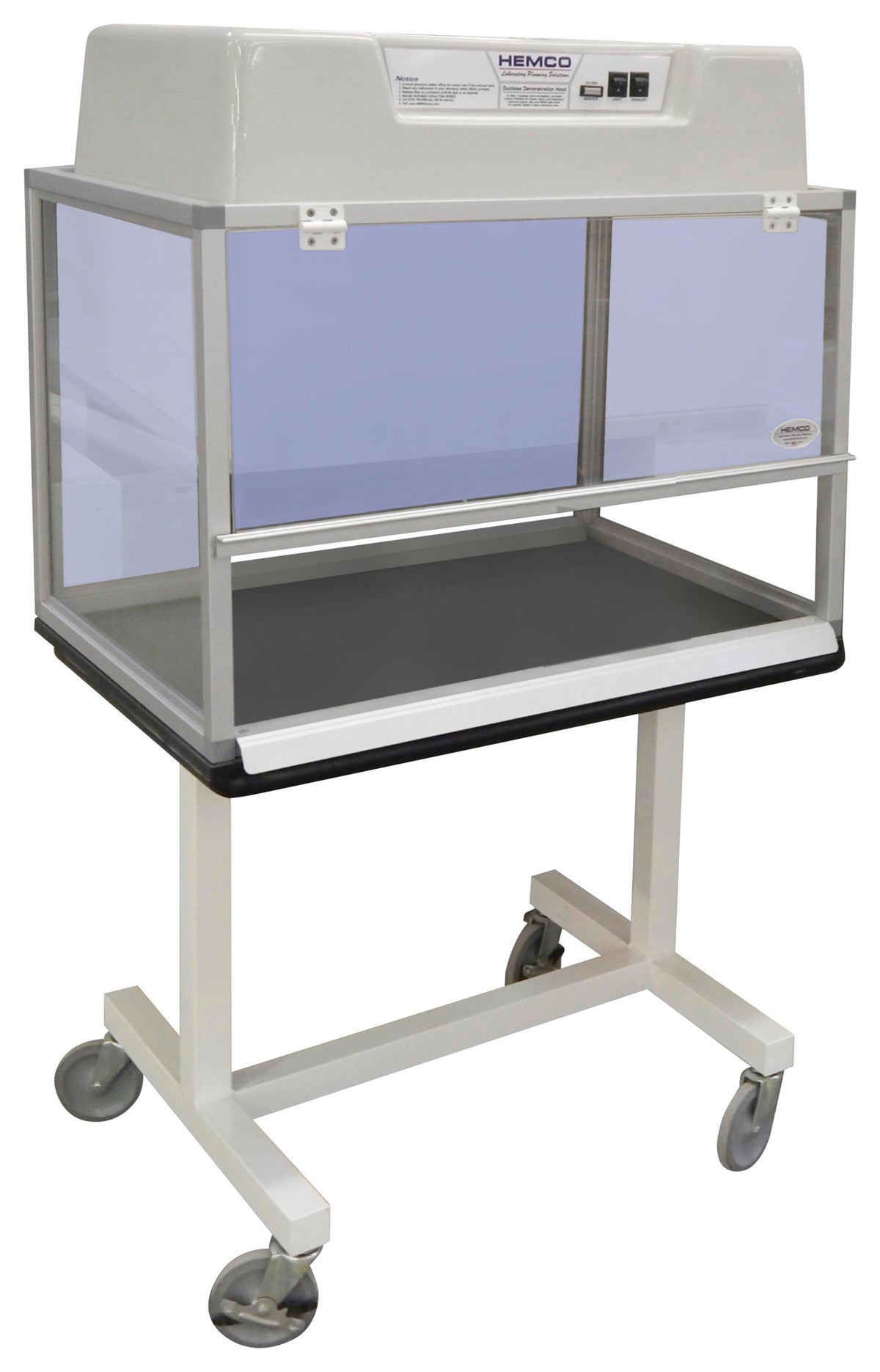 TABLE - MOBILE TABLE - 36X24 PLASTIC LAMINATE TOP - 30-36 IN ADJUSTABLE HEIGHT - W/CASTERS
