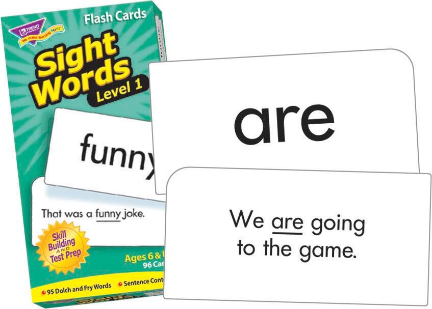 FLASH CARDS SIGHT WORDS - LEVEL 1