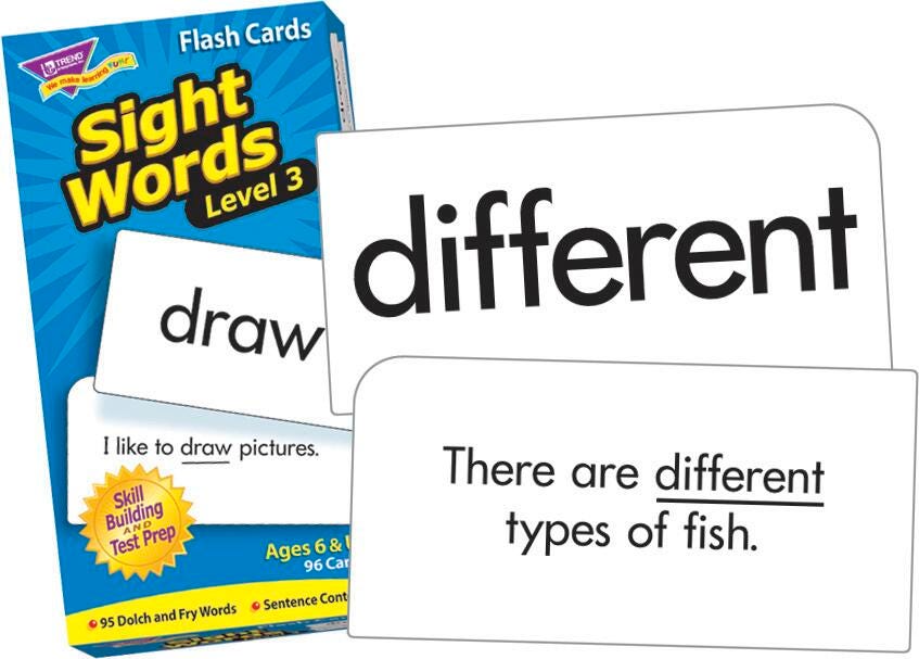 FLASH CARDS SIGHT WORDS - LEVEL 3