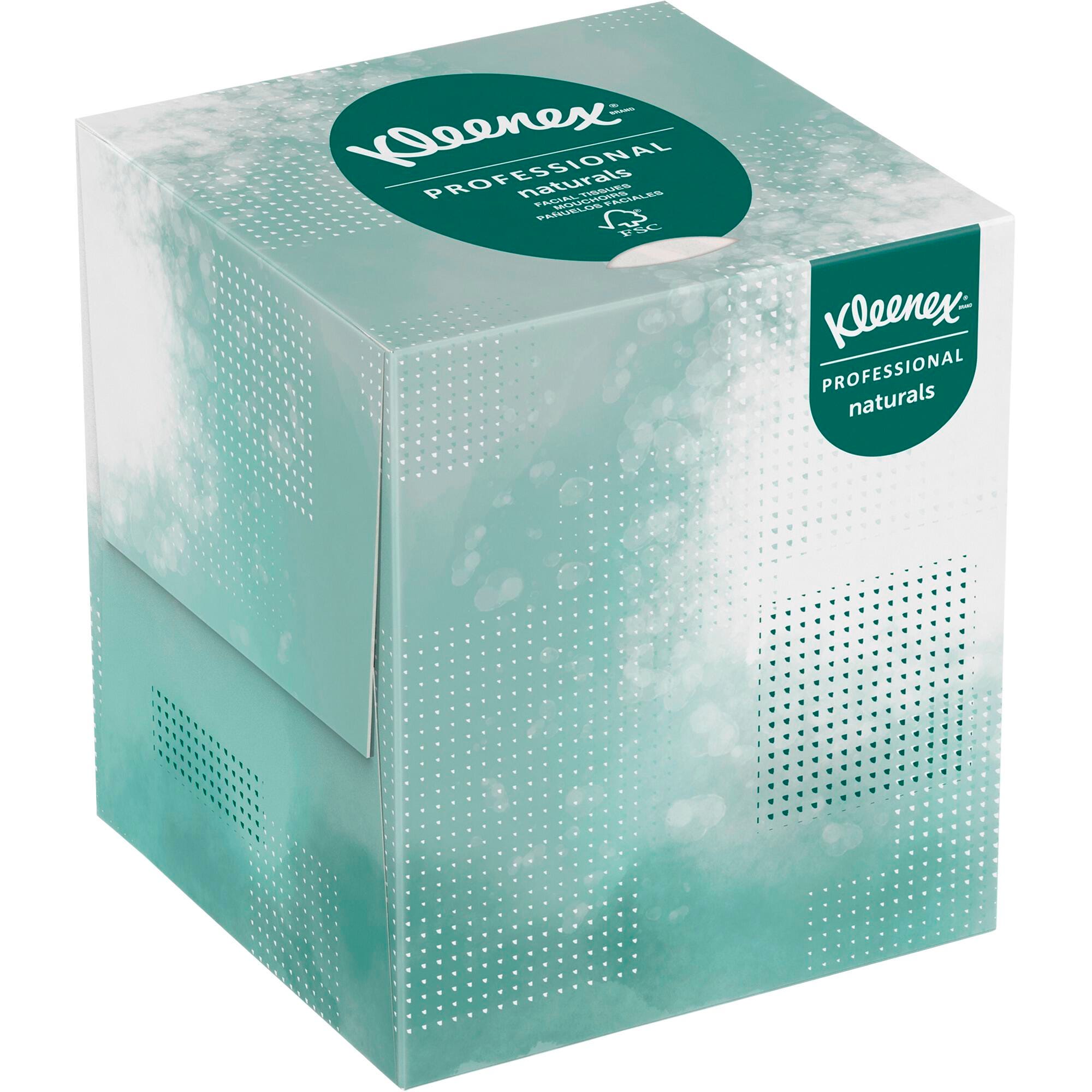 KLEENEX FACIAL TISSUE CUBE BOX 95 TISSUES