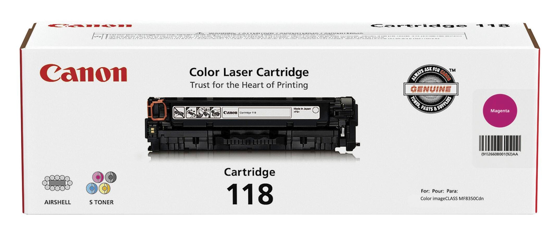 CARTRIDGE INK TONER CANON CNMCRTDG118MA MAGENTA